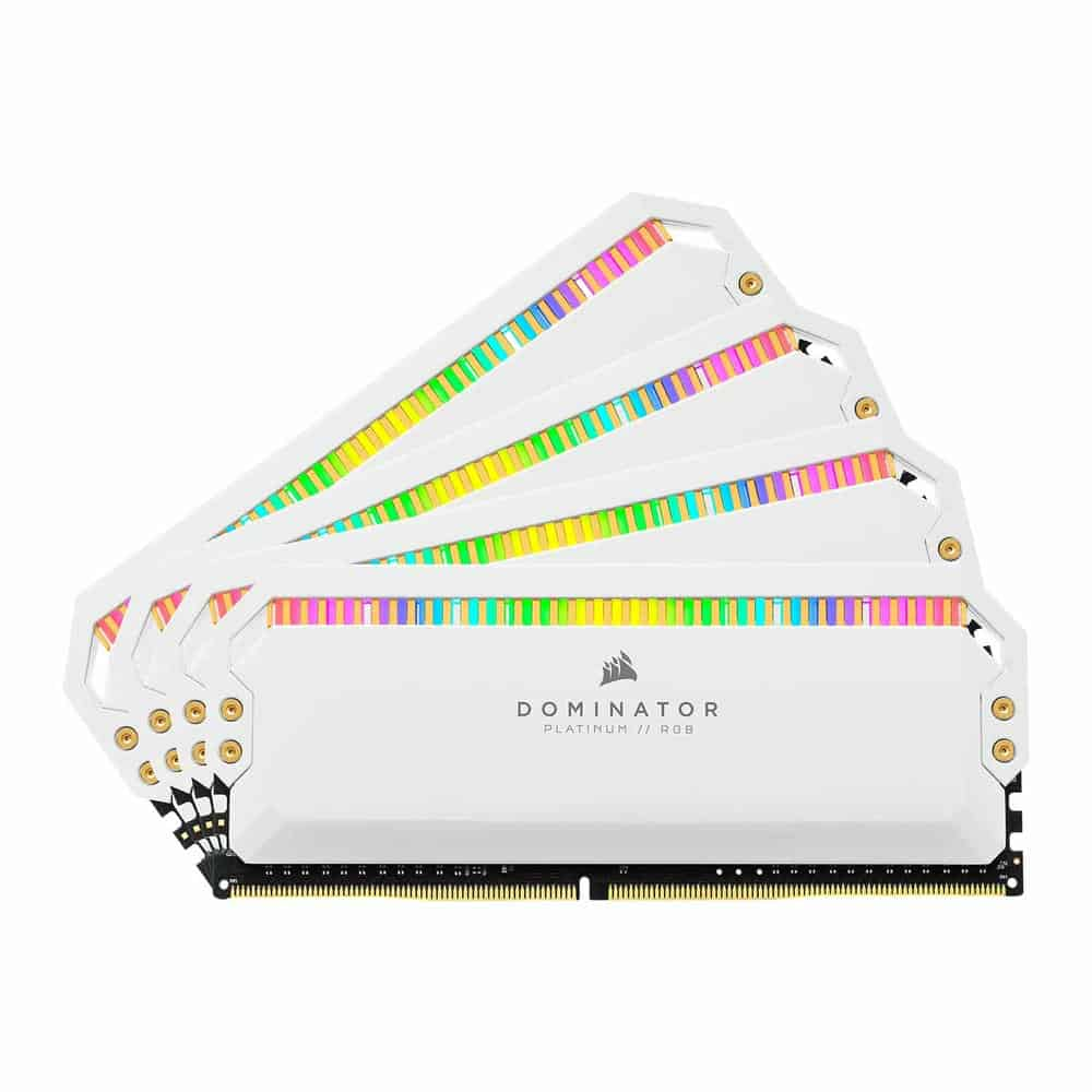 (image for) Corsair DOMINATOR Platinum RGB White 32GB 3200MHz DDR4 Memory Kit